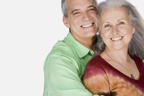 Studio portrait of mature couple. Photo : Rob Lewine