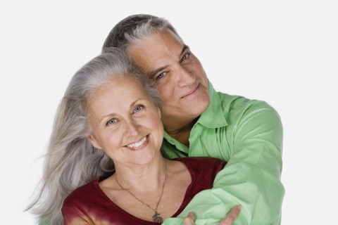 Studio portrait of mature couple. Photo : Rob Lewine
