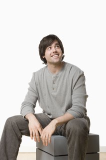 Studio portrait of young man. Photo : Rob Lewine
