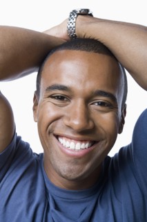 Studio portrait of young man. Photo : Rob Lewine