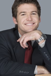 Portrait of young businessman. Photo : Rob Lewine