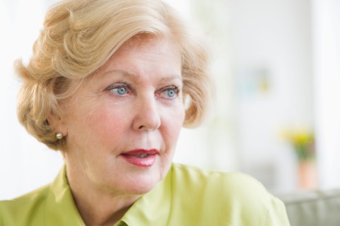 Portrait of smiling senior woman.