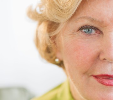 Portrait of smiling senior woman.