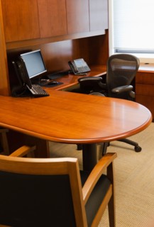 Empty office.