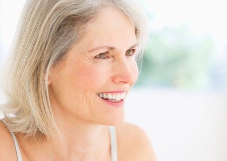 Portrait of smiling senior woman.