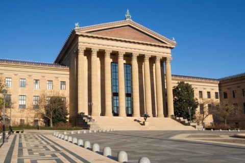 USA, Pennsylvania, Philadelphia, Philadelphia Museum Of Art facade. Photo : fotog