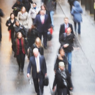 USA, New York state, New York city, pedestrians walking. Photo : fotog