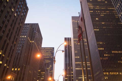 USA, New York State, New York City, skyscrapers on 6th avenue. Photo : fotog