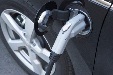 part of electric car. Photo : fotog