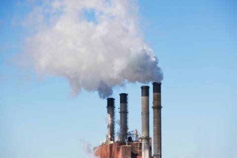 factory chimneys. Photo : fotog