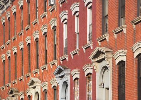 USA, New York, New York City, Brooklyn, Close up of apartment building. Photo : fotog