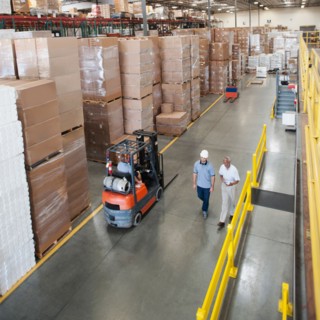 Warehouse interior.