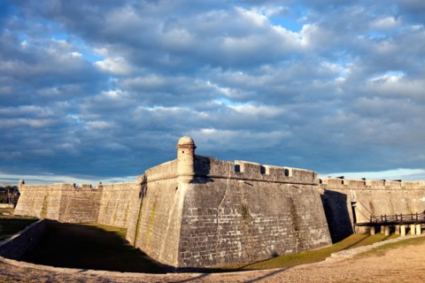 USA, Florida, St. Augustine, Ancient fort. Photo : Henryk Sadura