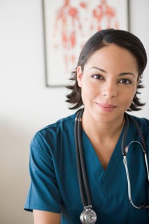 Portrait of female doctor. Photo : Rob Lewine