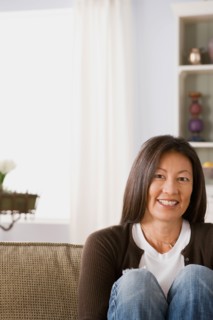 Portrait of smiling mature woman. Photo : Rob Lewine