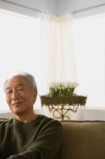 Portrait of retired man. Photo : Rob Lewine