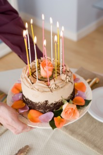 Close up of decorated cake. Photo : Rob Lewine