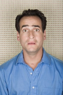 Portrait of surprised man. Photo : Rob Lewine
