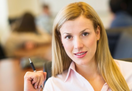 Portrait of businesswoman.