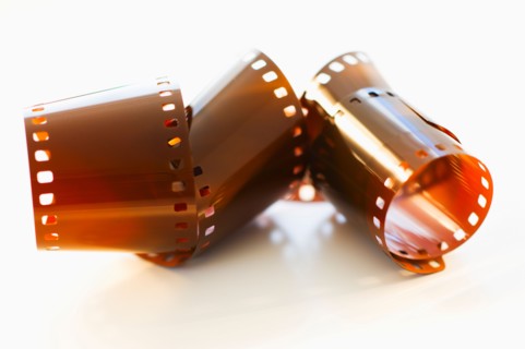 Photographic film, studio shot.
