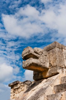 Mexico, Yucatan, Chichen Itza. Mayan ruins.