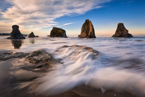 USA, Oregon, Coos County. Bandon, Coastal view. Photo : Gary Weathers