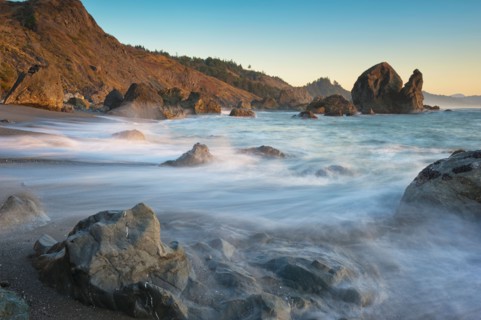 USA, Oregon, Curry County. Ghost wave. Photo : Gary Weathers
