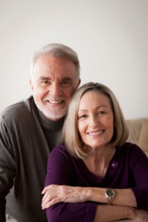 Portrait of smiling senior couple. Photo : Rob Lewine
