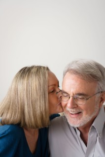 Portrait of smiling senior couple. Photo : Rob Lewine
