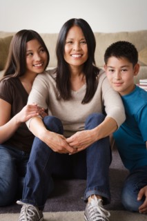 Portrait of cheerful family. Photo : Rob Lewine