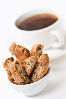 Biscuits and cup of coffee. Photo : Elena Elisseeva