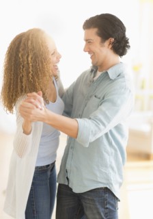 Couple dancing.