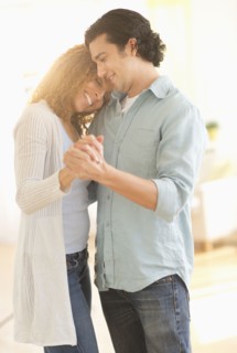 Couple dancing.