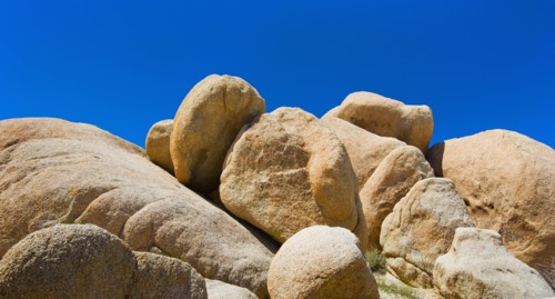 USA, California, Joshua Tree National Park, Rock formations.