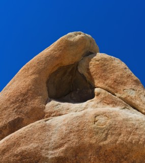 USA, California, Joshua Tree National Park, Rock formation.
