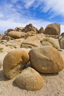 USA, California, Joshua Tree National Park, Rock formations.