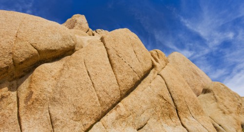 USA, California, Joshua Tree National Park, Rock formations.
