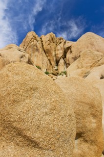 USA, California, Joshua Tree National Park, Rock formations.