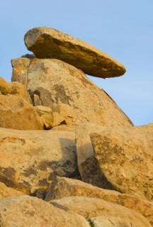 USA, California, Joshua Tree National Park, Rock formations.