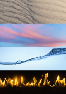 Montage of classical elements.