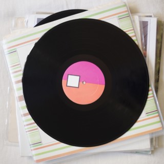 Stack of records. 
Photo : Jamie Grill