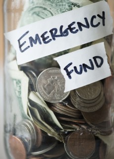 Savings in jar. 
Photo : Jamie Grill