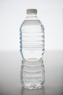 Water in bottle. 
Photo : Jamie Grill