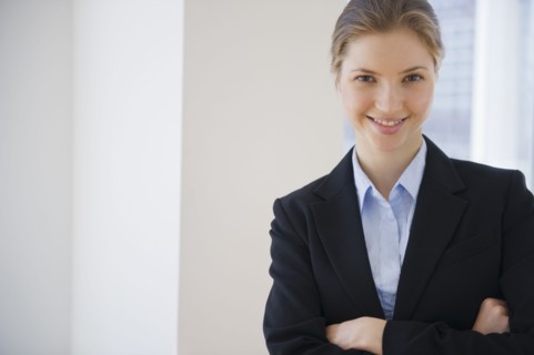 Portrait of businesswoman. 
Photo : Jamie Grill