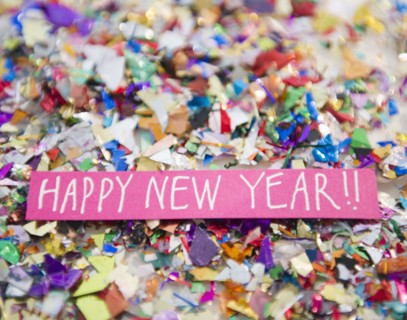 New year's eve decorations. 
Photo: Jamie Grill