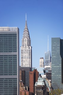 USA, New York, New York City, Manhattan, Skyline with Chrysler Building. 
Photo : fotog
