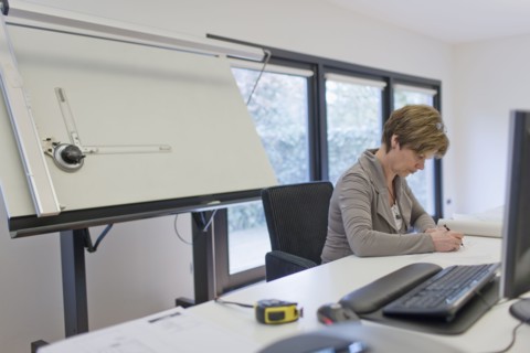 Employees of design agency at work. 
Photo : Jan Scherders