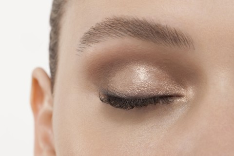 Close-up of female eye with make-up. 
Photo : Jan Scherders