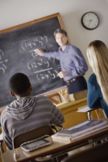 Teenagers(14-15) at school. 
Photo: Rob Lewine