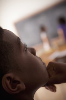 Teenagers (14-15,16-17) at school. 
Photo : Rob Lewine
